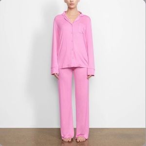 SKIMS bubblegum pink sleep set